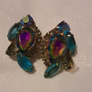 Multicolor Crystal Earrings